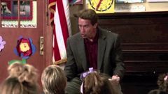 Arnold Schwarzenegger explains that it is not a tumah in Kindergarten Cop (1990)